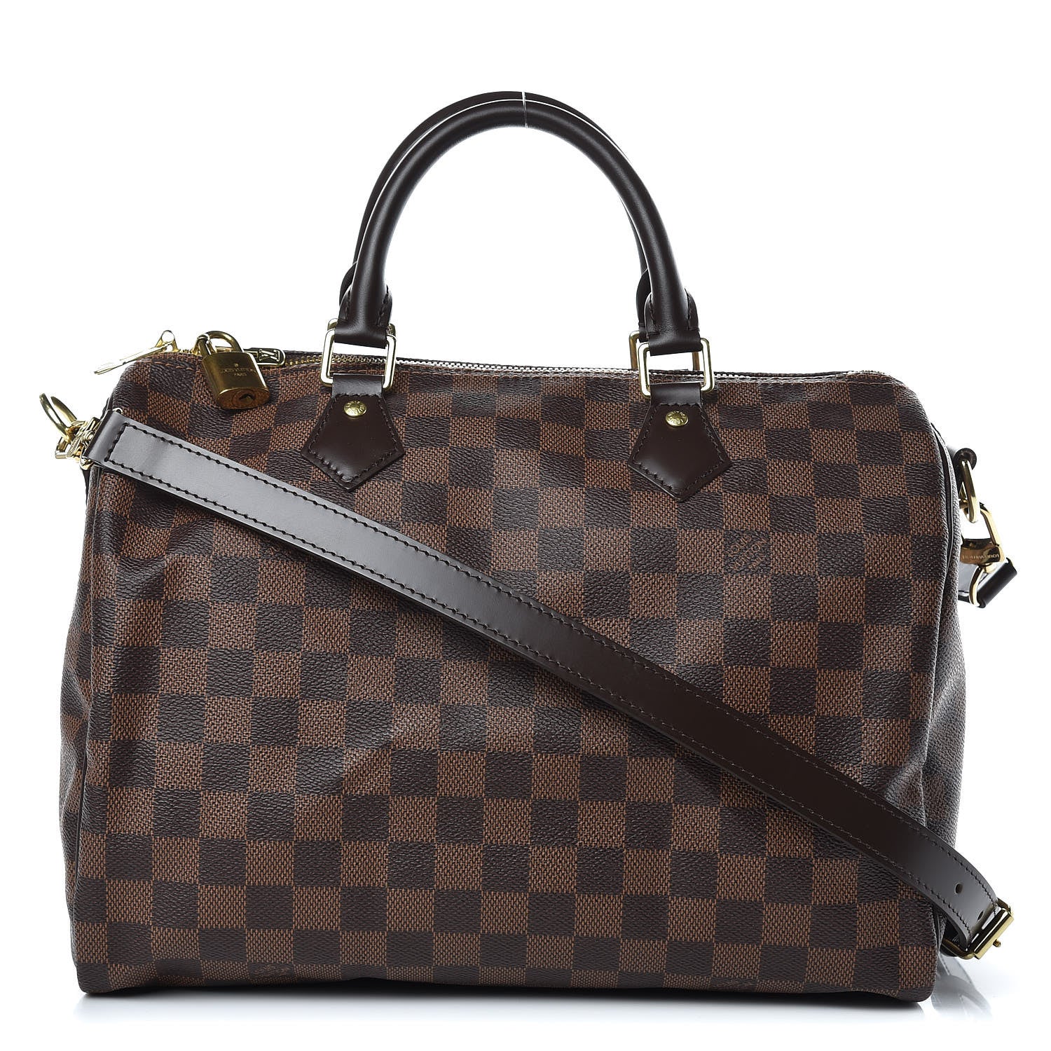 Louis Vuitton Damier Ebene Speedy Bandouliere 30 1 of 10