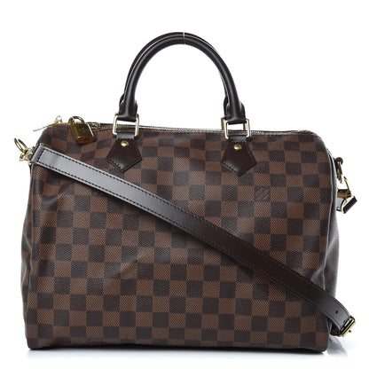 Louis Vuitton Damier Ebene Speedy Bandouliere 30 1 of 10