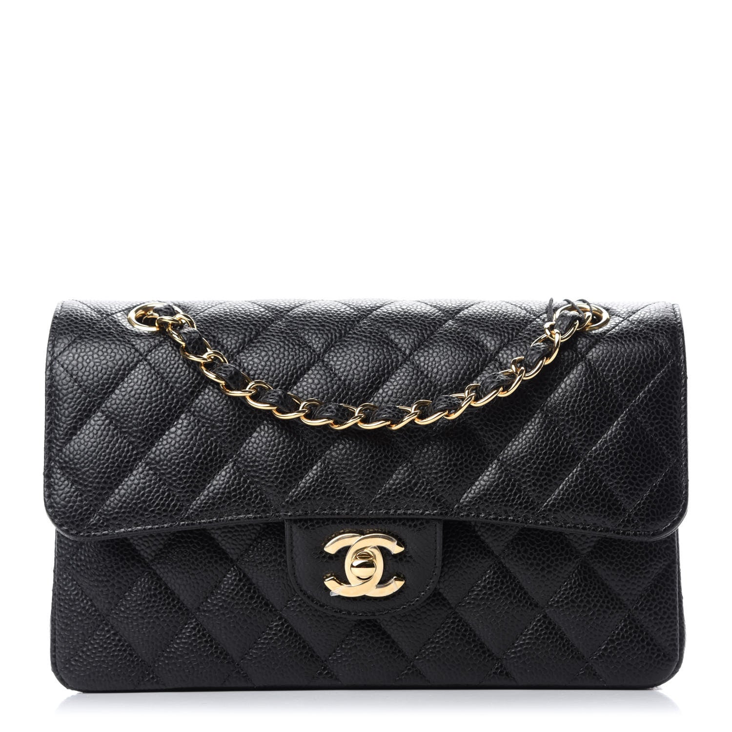 Chanel Caviar Quilted Small Double Flap Black 1 of 11