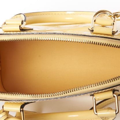 Louis Vuitton Vernis Alma BB Citrine 5 of 8