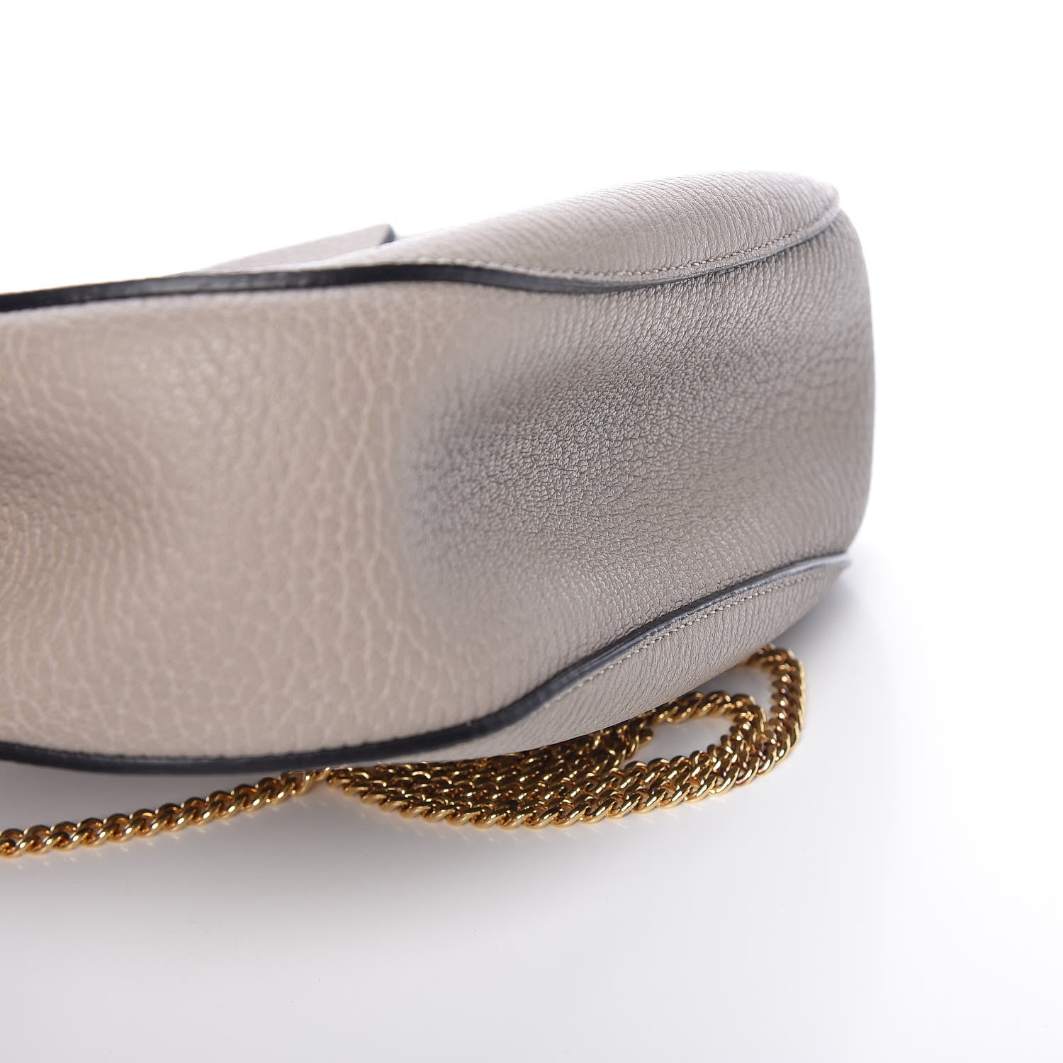 Chloe Grained Lambskin Drew Shoulder Bag Motty Grey 10 of 10