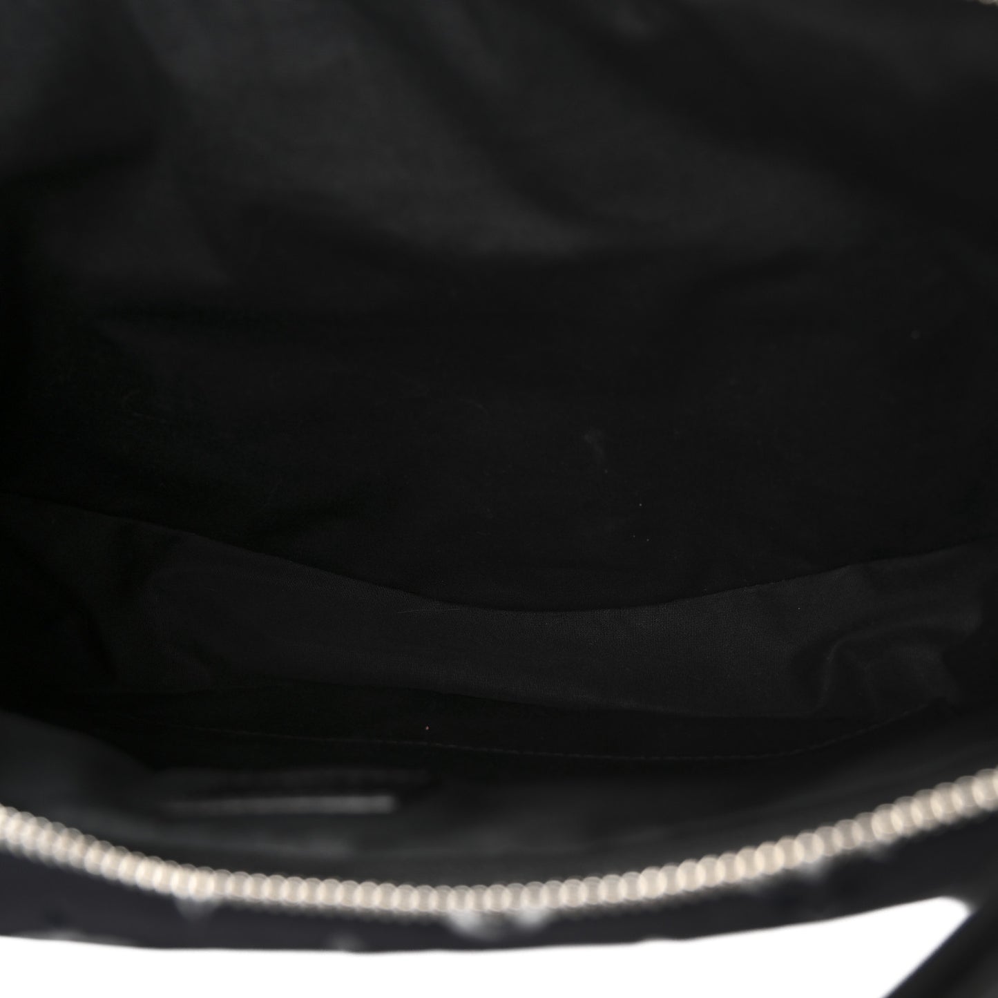 Nylon Monogram Loop Pocket Hobo Polar Night