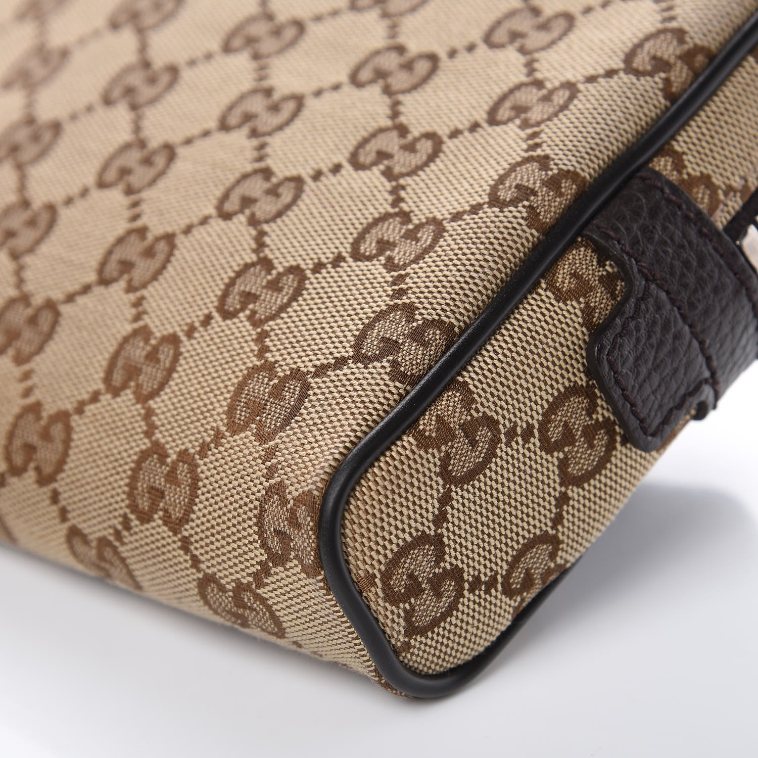 Gucci Monogram Belt Bag Dark Brown 9 of 9