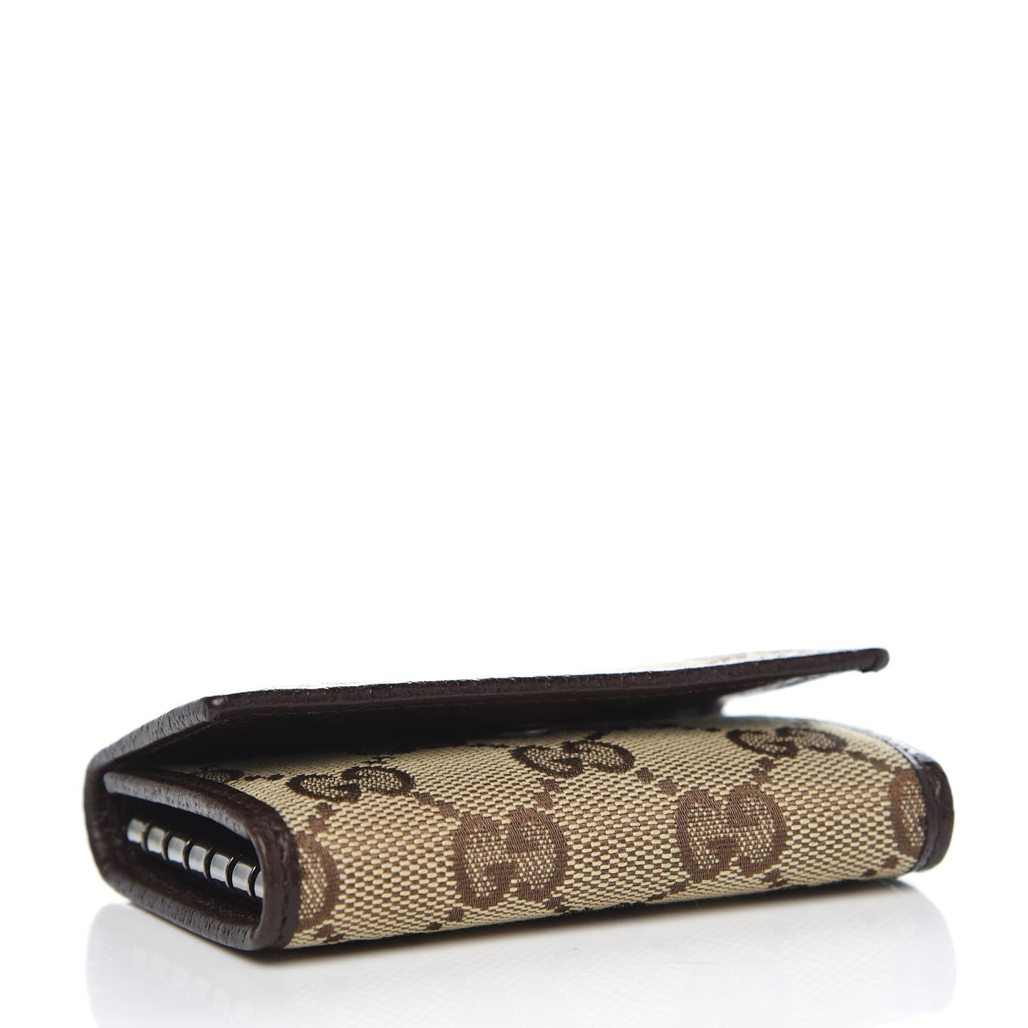 Gucci Monogram 6 Key Holder Case Dark Brown 4 of 8