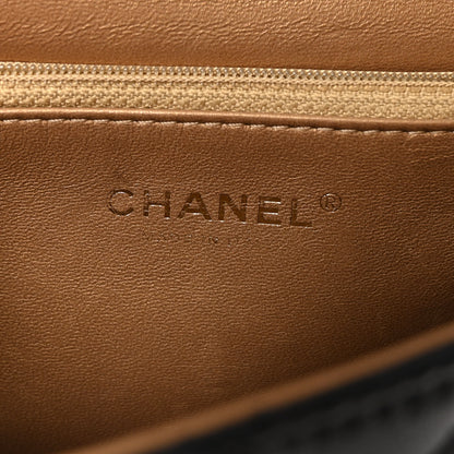 Chanel Goatskin Quilted Small Chic Pearls Flap Black 6 of 10