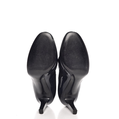 Gucci Patent Platform Pumps 38 Navy Blue 22 of 29