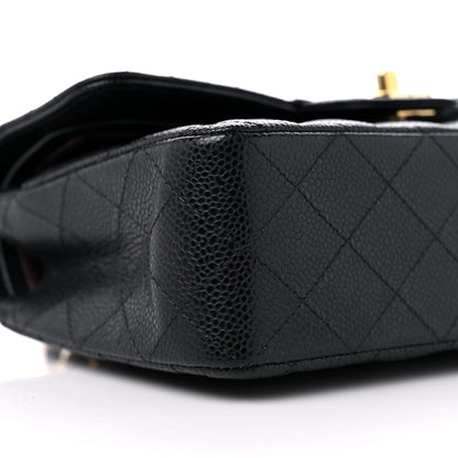 Chanel Caviar Quilted Small Double Flap Black 8 of 9