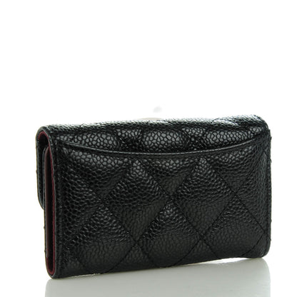 Chanel Caviar Quilted 6 Key Holder Black 3 of 8