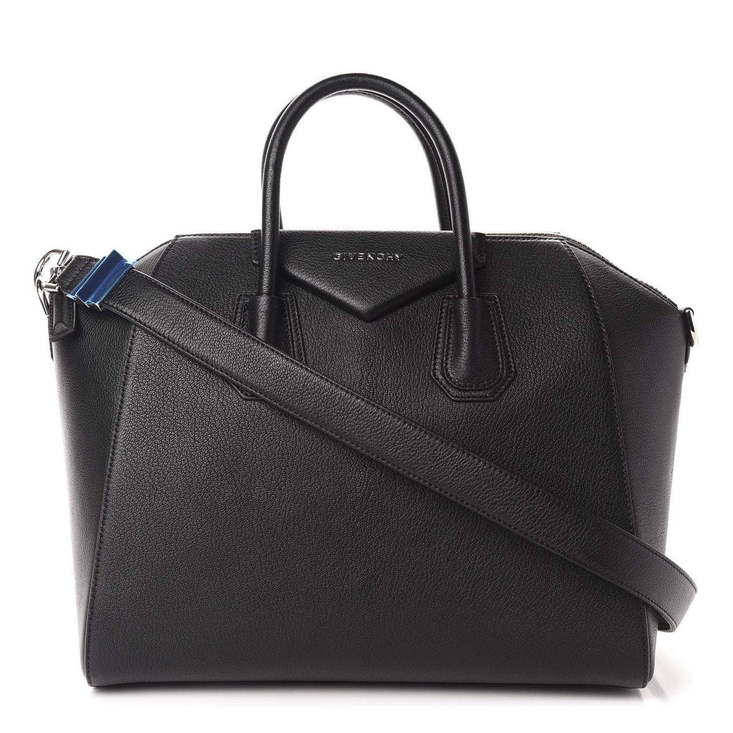 Sugar Goatskin Medium Antigona Black