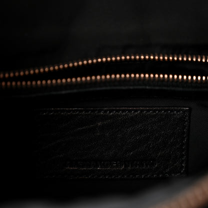 Alexander Wang Pebbled Lambskin Rockie Black Rose Gold Hardware 6 of 14