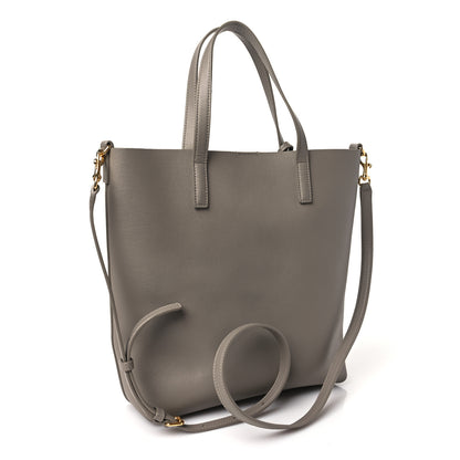 Saint Laurent Calfskin Toy Shopping Tote Greyish Brown 3 of 10