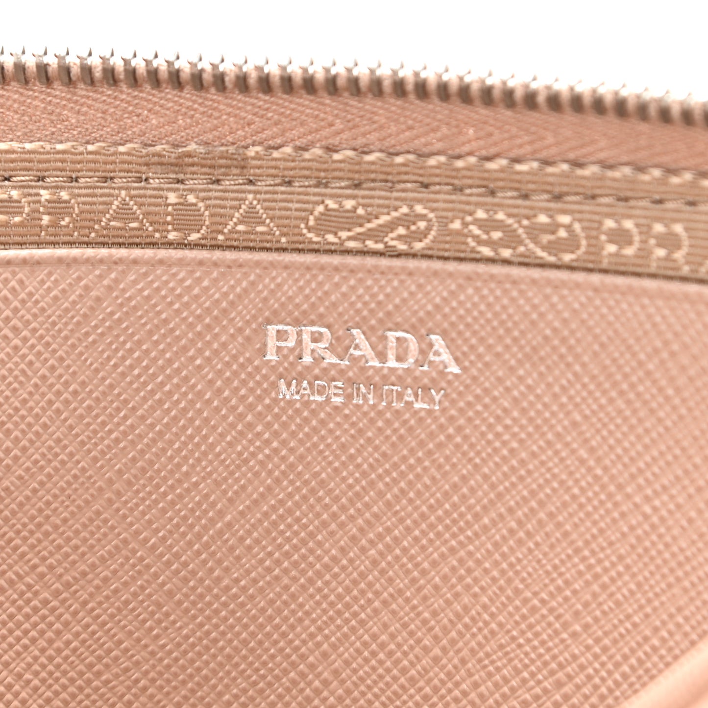 Saffiano Mini Triangle Crossbody Pouch Cipria