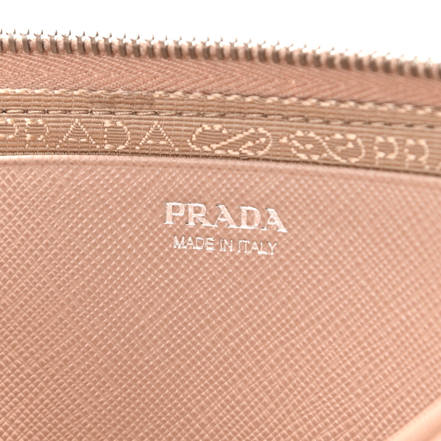 Prada Saffiano Mini Triangle Crossbody Pouch Cipria 7 of 12