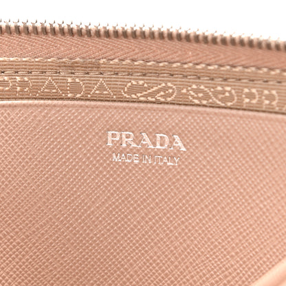 Prada Saffiano Mini Triangle Crossbody Pouch Cipria 7 of 12