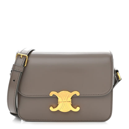 Celine Shiny Calfskin Teen Triomphe Pebble 1 of 12