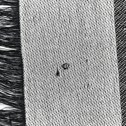 Louis Vuitton Silk Lurex Wool Monogram Shine Shawl Black 5 of 5