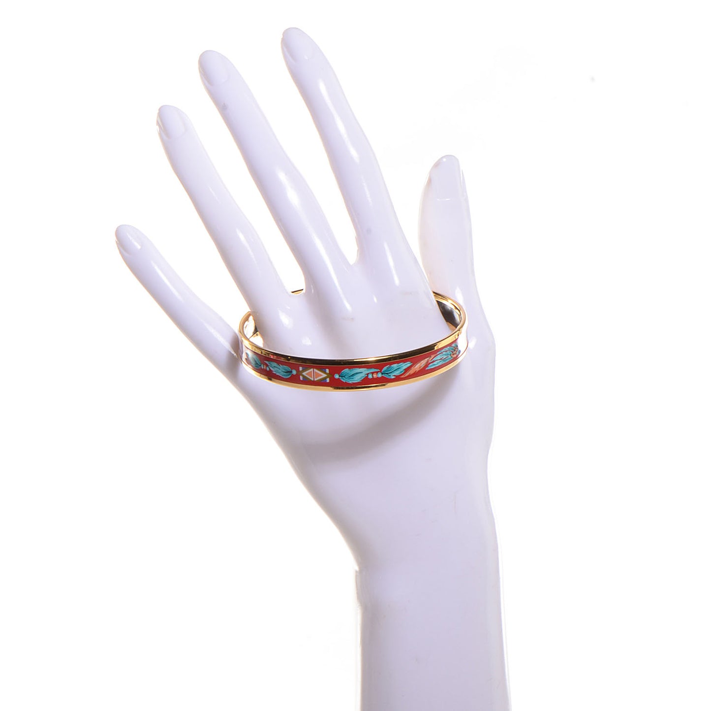 Narrow Enamel Printed Brazil Bracelet 62