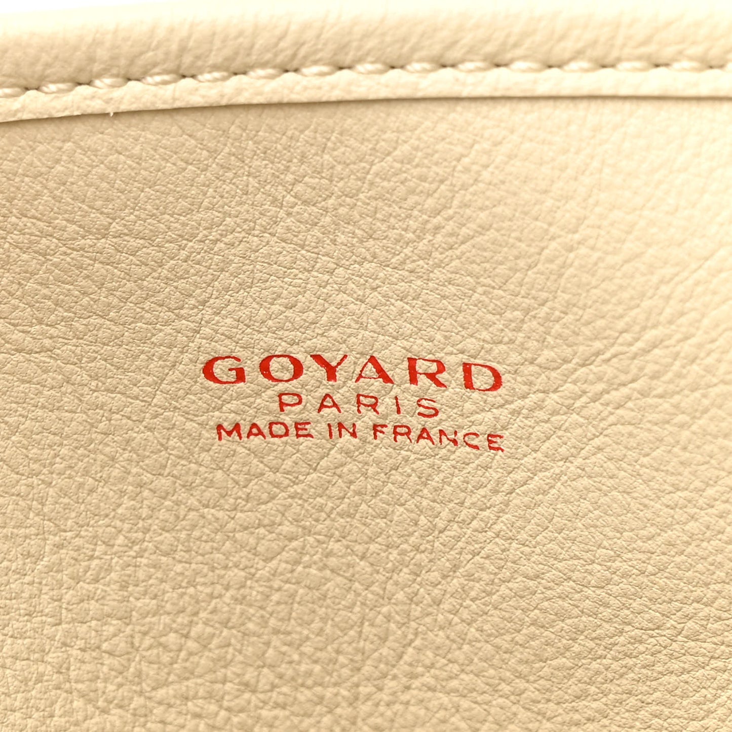 Goyardine Embroidered Seahorse Reversible Anjou PM Sand