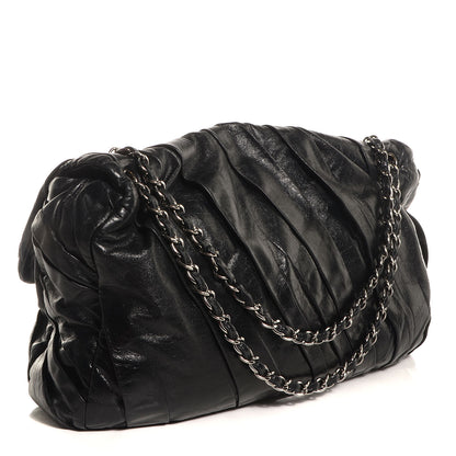 Chanel Glazed Calfskin Twisted Maxi Flap Black 3 of 7