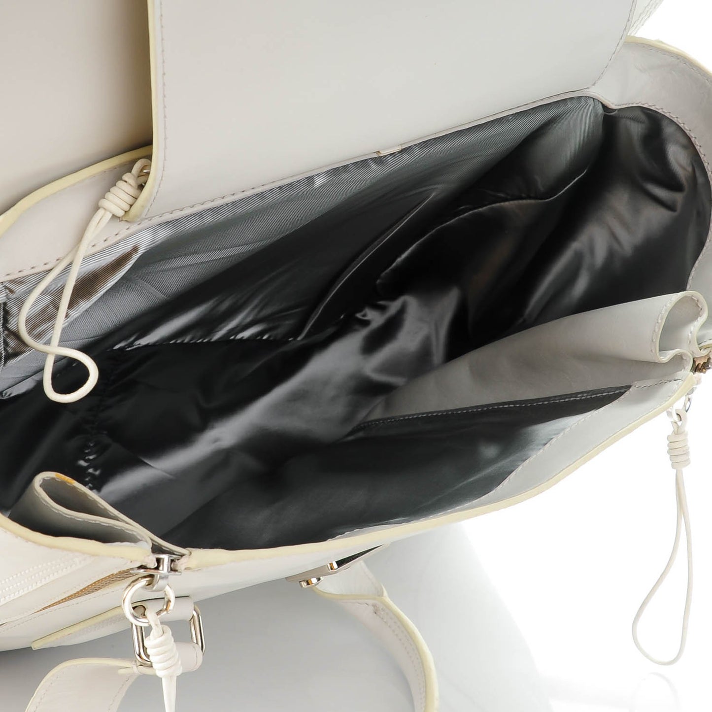 3.1 Calfskin Large Pashli Satchel White