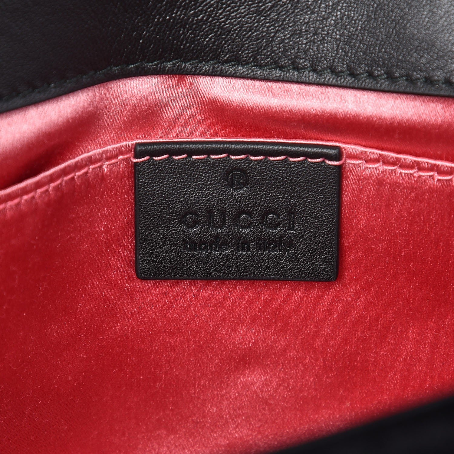 Gucci Velvet Matelasse Mini GG Marmont Shoulder Bag Black 6 of 8