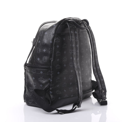 MCM Visetos Medium Studded Dual Stark Backpack Black 2 of 8