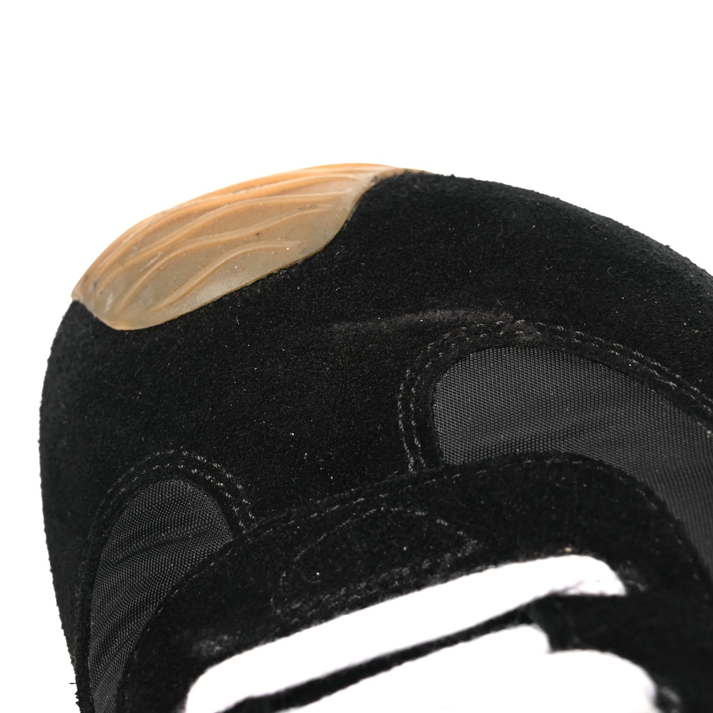 Nylon Suede Ballet Runners 2.0 Sneakers 39 Black White