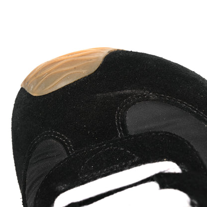 Loewe Nylon Suede Ballet Runners 2.0 Sneakers 39 Black White 13 of 13