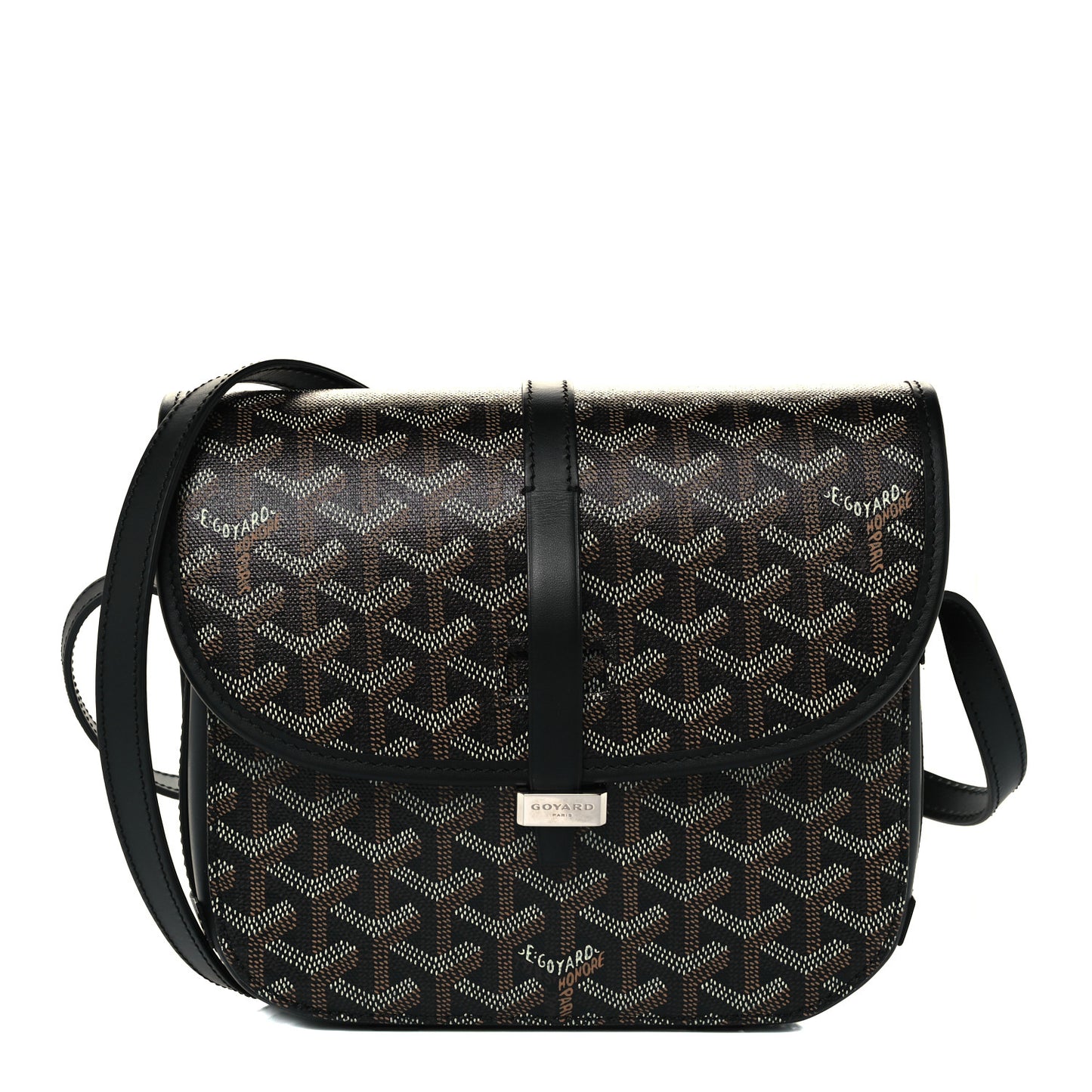 Goyardine Belvedere II PM Messenger Bag Black