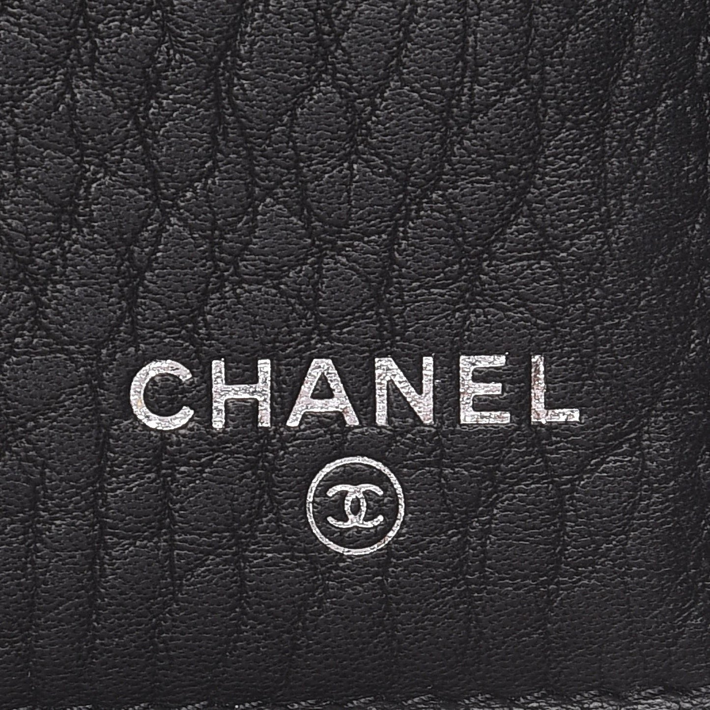 Calfskin CC Long Wallet Black