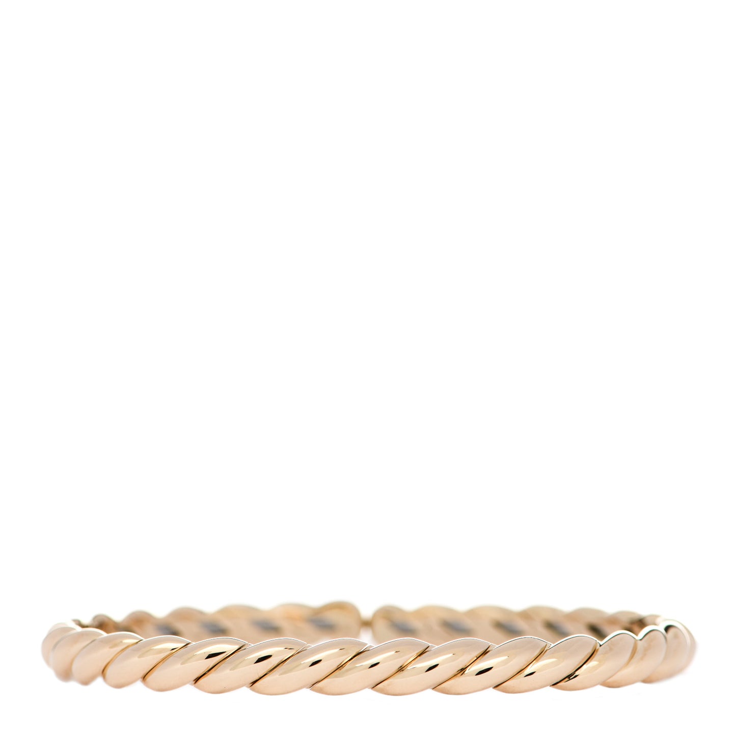 18K Yellow Gold 5mm Paveflex Bracelet