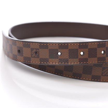 Louis Vuitton Mini Damier Ebene 25mm LV Initiales Belt 90 36 5 of 7