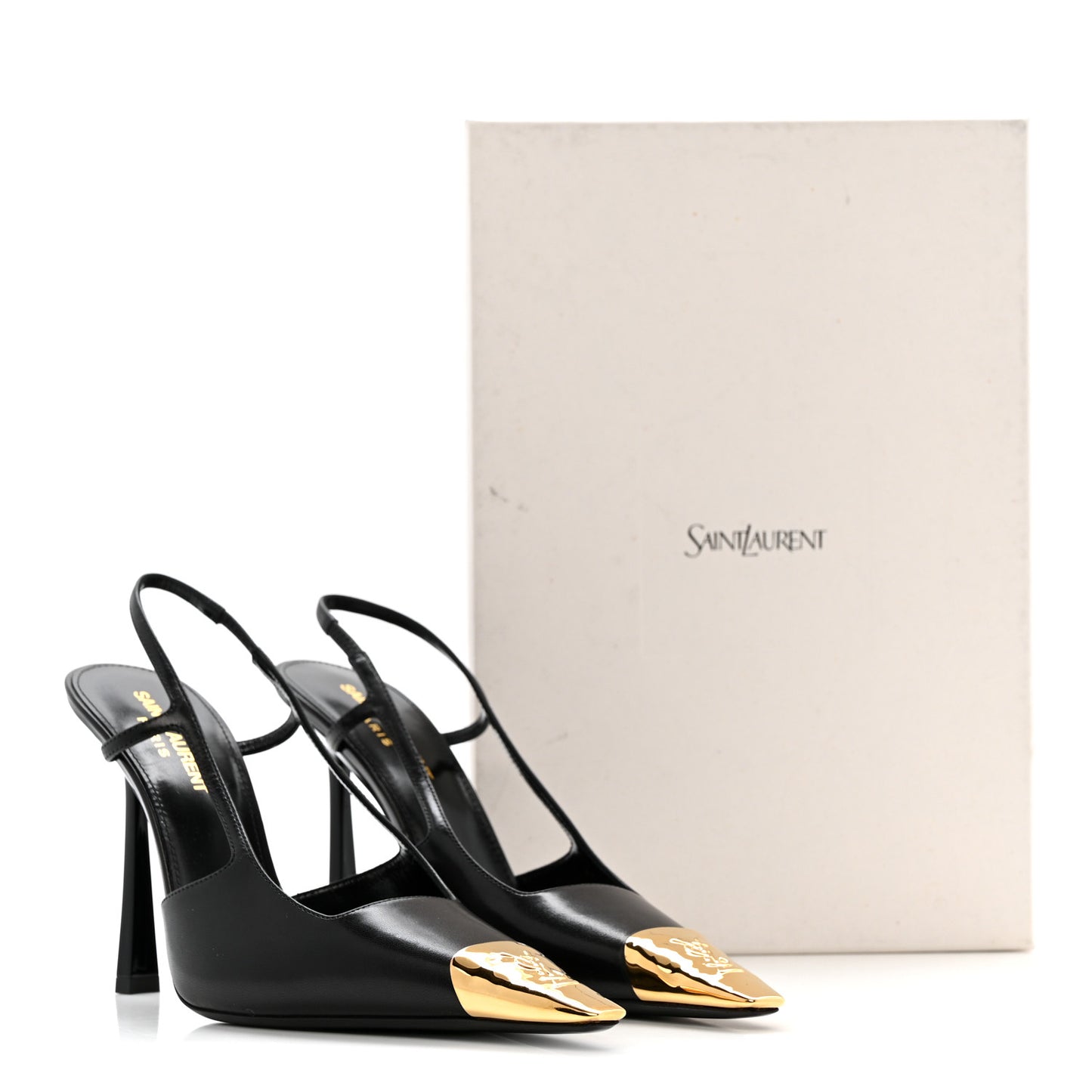 Smooth Calfskin Jeanne 110 Slingback Pumps 37.5 Black