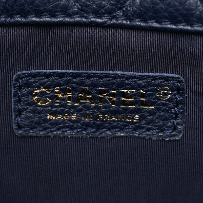 Chanel Calfskin Quilted XXL Travel Flap Bag Navy 6 of 10