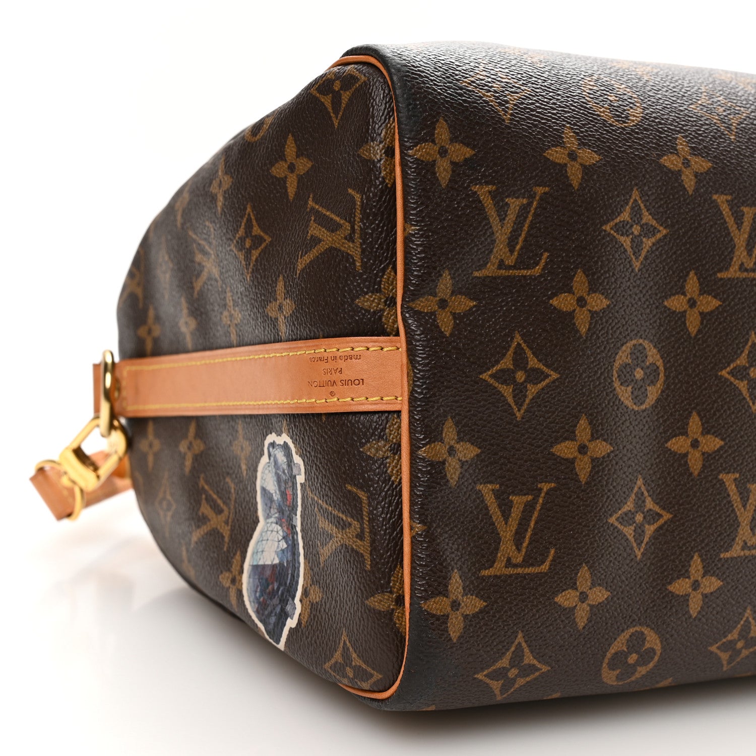 Louis Vuitton Monogram World Tour Speedy Bandouliere 30 10 of 15