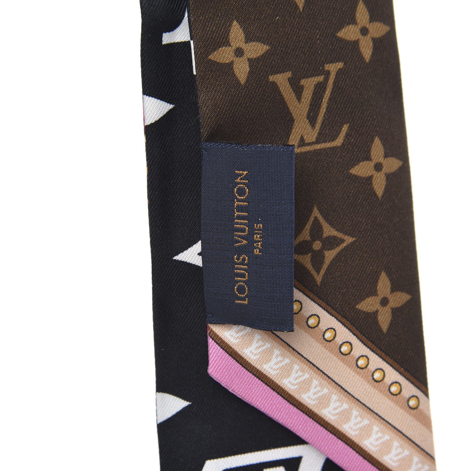 Louis Vuitton Silk Ultimate Monogram BB Bandeau Black 3 of 4