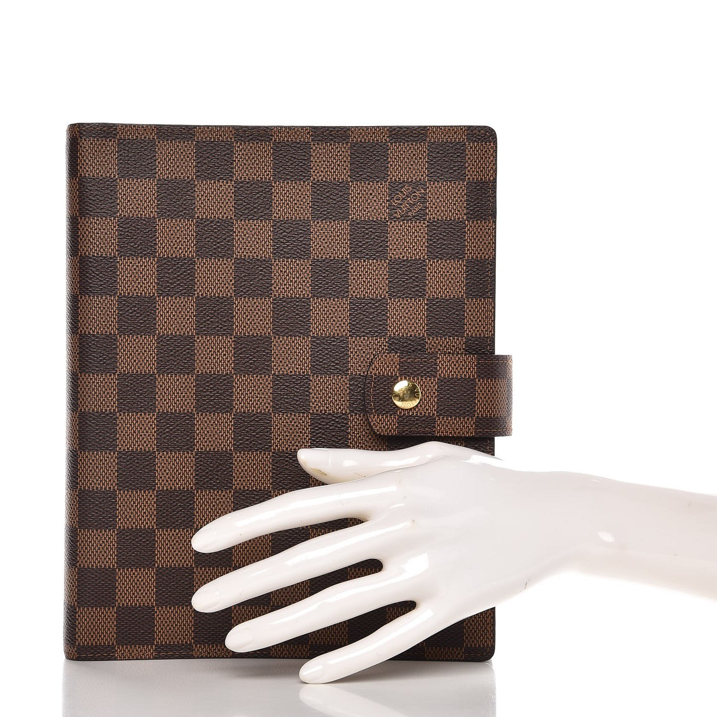 Damier Ebene Large Ring Agenda Cover