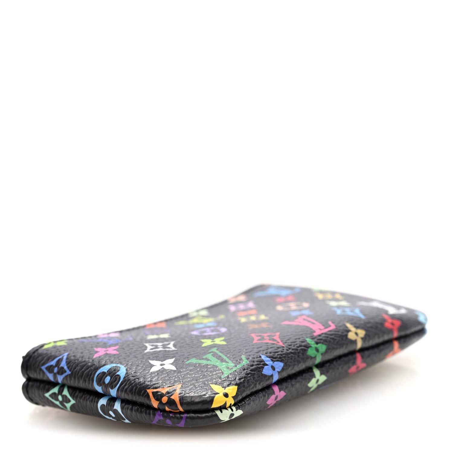 Louis Vuitton LV X TM Monogram Multicolor Key Pouch Black 1863938