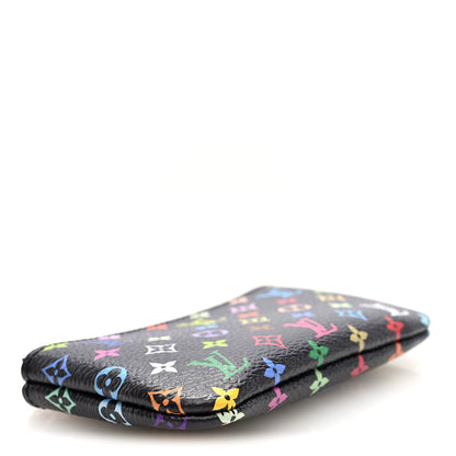 Louis Vuitton LV X TM Monogram Multicolor Key Pouch Black 4 of 7