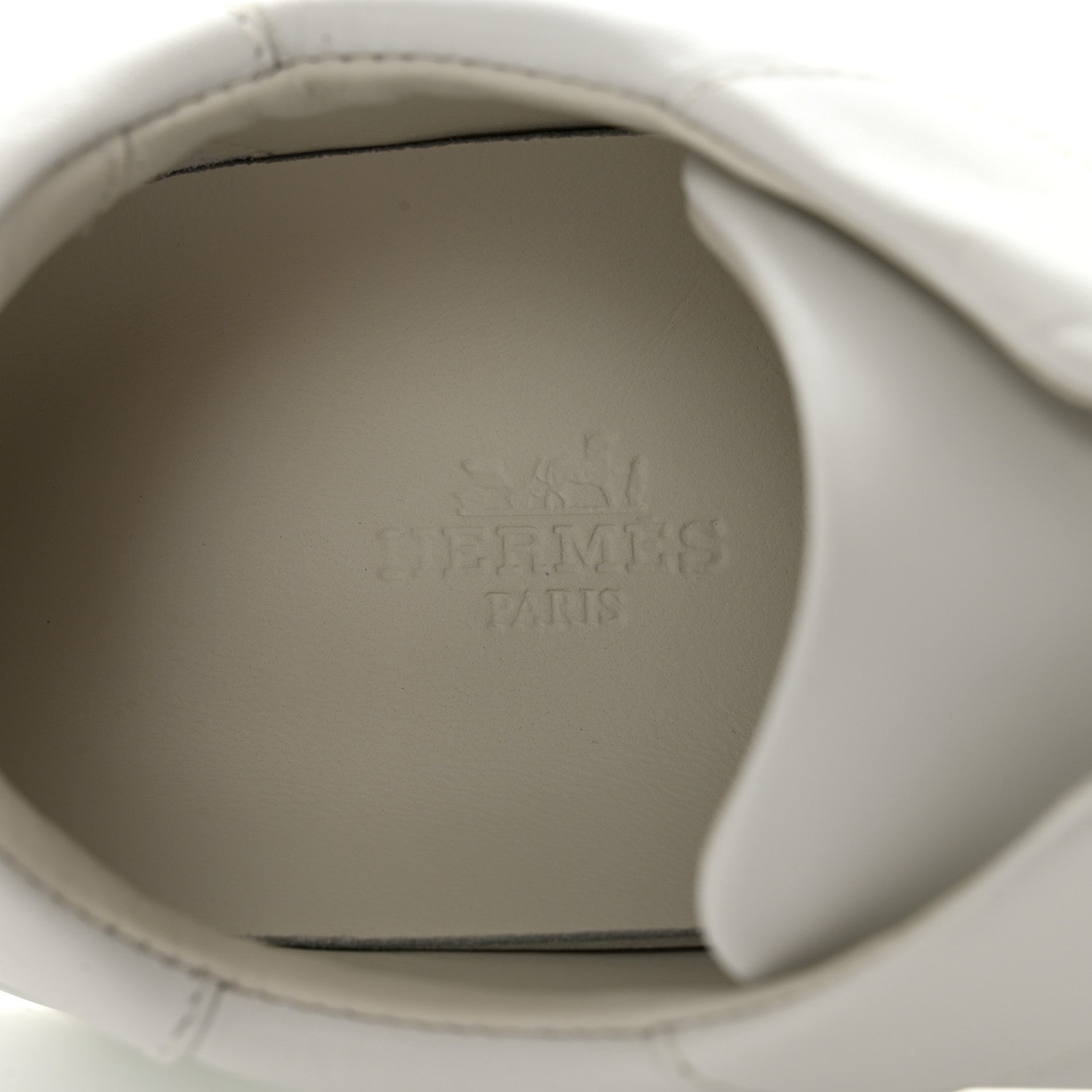 Hermes Calfskin Day Sneakers 37.5 White 9 of 11