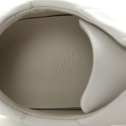 Hermes Calfskin Day Sneakers 37.5 White 9 of 11