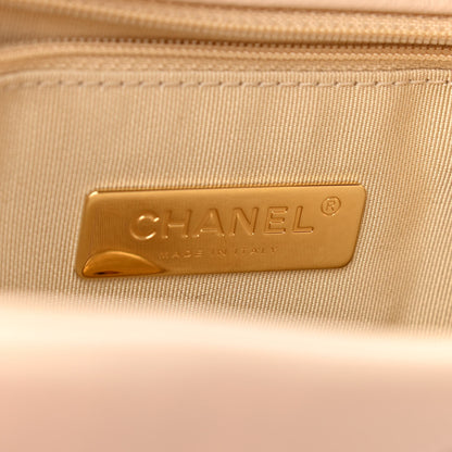 Chanel Lambskin Quilted Large Chanel 19 Flap Beige 6 of 13