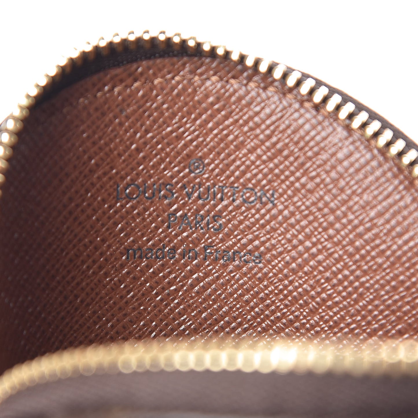 Monogram Round Coin Purse