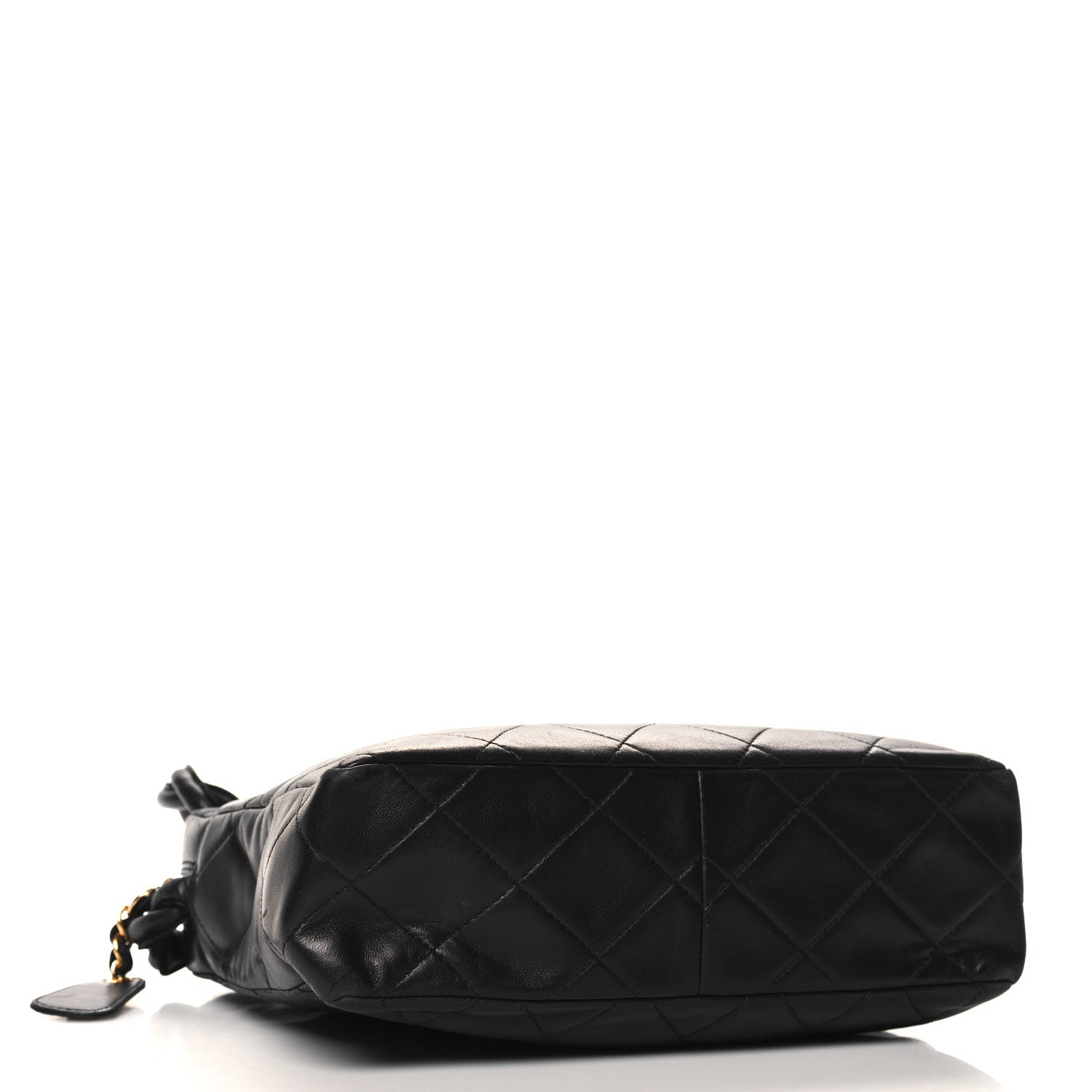 Chanel Lambskin Quilted Messenger Bag Black 4 of 13