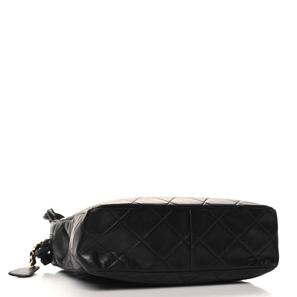 Chanel Lambskin Quilted Messenger Bag Black 4 of 13