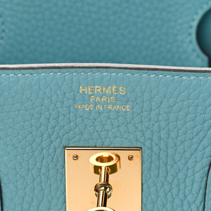 Hermes Taurillon Clemence Birkin 35 Bleu Saint Cyr 5 of 12