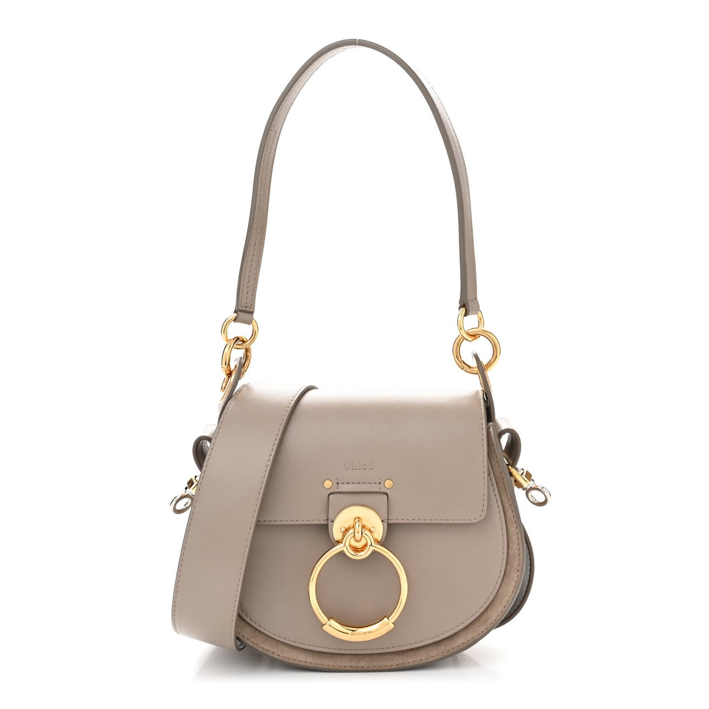 Calfskin Small Tess Bag Motty Grey