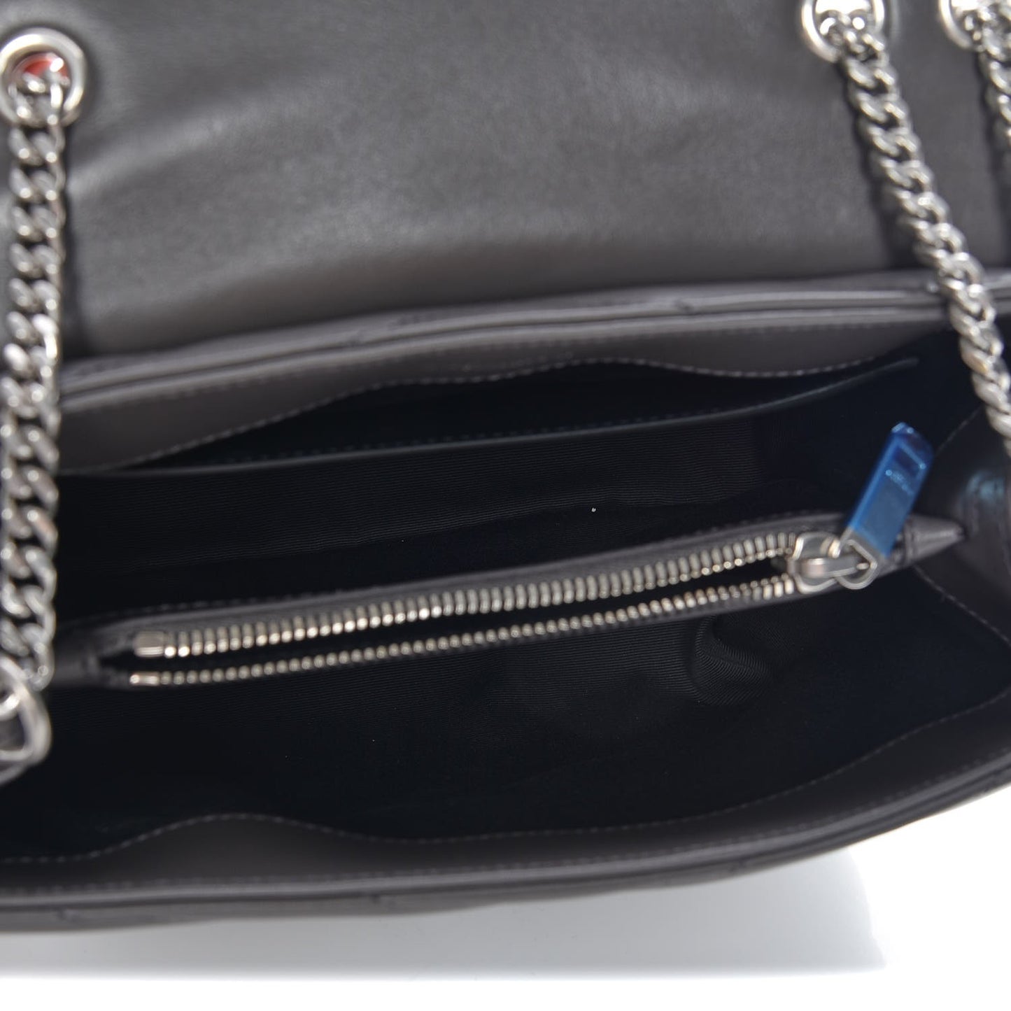Calfskin Y Quilted Monogram Small Loulou Chain Satchel Earth