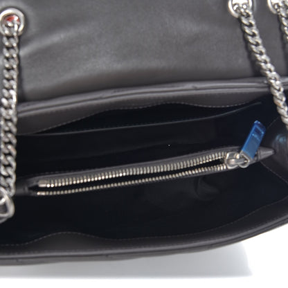 Saint Laurent Calfskin Y Quilted Monogram Small Loulou Chain Satchel Earth 5 of 7