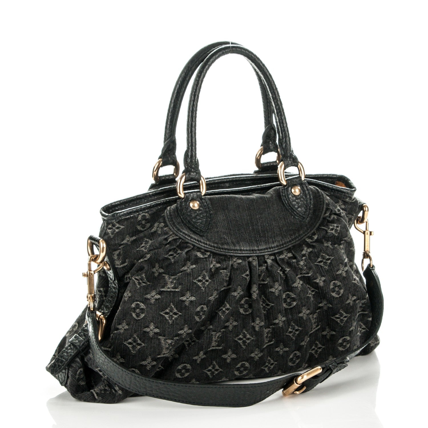 Louis Vuitton Denim Neo Cabby GM Black 3 of 6